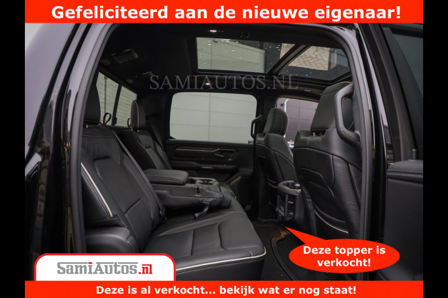 Dodge Ram 1500 Limited Night H.O 540HP 706Nm | Massage + Full Option | De Meest Luxe en Volle Pick-Up in zijn Klasse | Comfortabele Dubbele Cabine met Royale 5 Zitplaatsen | BPM vrij | Nu Leverbaar uit Voorraad | Voorraad Nr 2384 - 5408