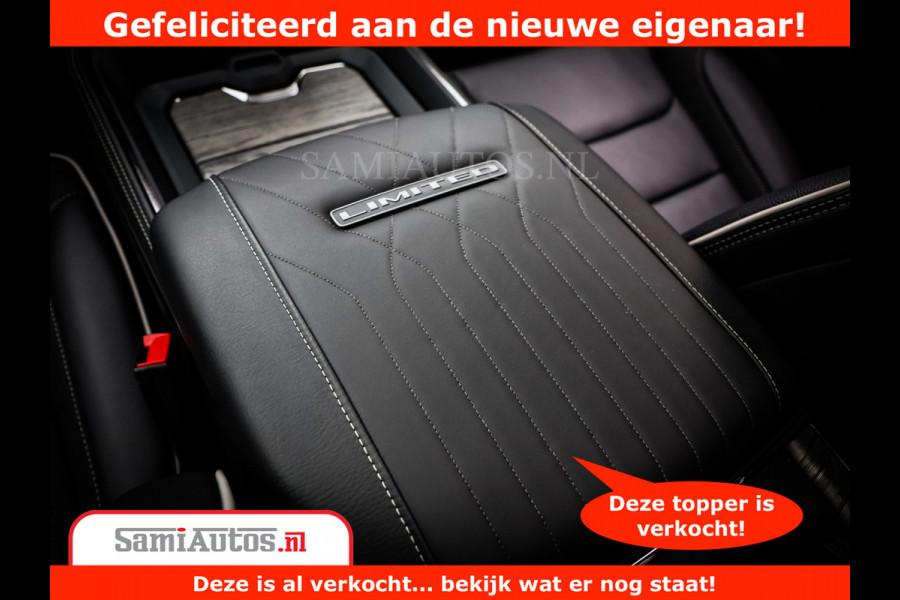 Dodge Ram 1500 Limited Night H.O 540HP 706Nm | Massage + Full Option | De Meest Luxe en Volle Pick-Up in zijn Klasse | Comfortabele Dubbele Cabine met Royale 5 Zitplaatsen | BPM vrij | Nu Leverbaar uit Voorraad | Voorraad Nr 2384 - 5408