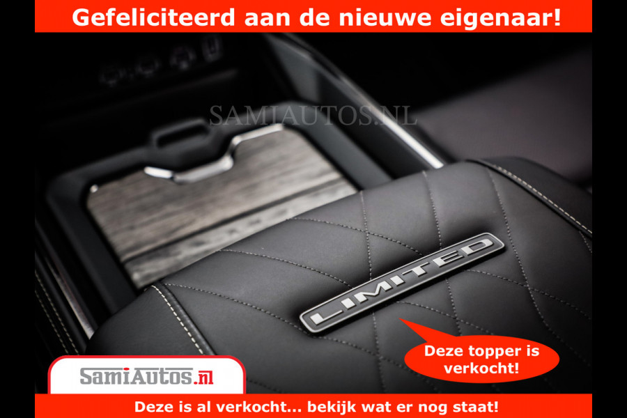 Dodge Ram 1500 Limited Night H.O 540HP 706Nm | Massage + Full Option | De Meest Luxe en Volle Pick-Up in zijn Klasse | Comfortabele Dubbele Cabine met Royale 5 Zitplaatsen | BPM vrij | Nu Leverbaar uit Voorraad | Voorraad Nr 2384 - 5408