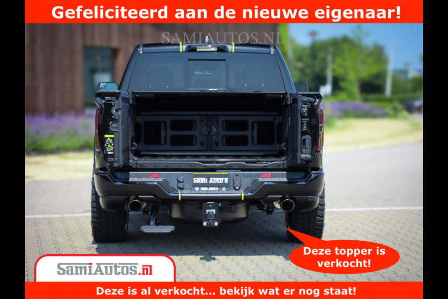 Dodge Ram 1500 Limited Night H.O 540HP 706Nm | Massage + Full Option | De Meest Luxe en Volle Pick-Up in zijn Klasse | Comfortabele Dubbele Cabine met Royale 5 Zitplaatsen | BPM vrij | Nu Leverbaar uit Voorraad | Voorraad Nr 2384 - 5408