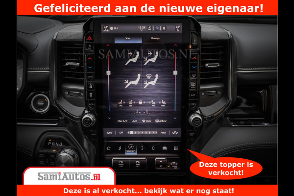 Dodge Ram 1500 Limited Night H.O 540HP 706Nm | Massage + Full Option | De Meest Luxe en Volle Pick-Up in zijn Klasse | Comfortabele Dubbele Cabine met Royale 5 Zitplaatsen | BPM vrij | Nu Leverbaar uit Voorraad | Voorraad Nr 2384 - 5408