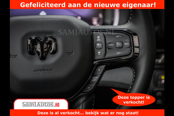 Dodge Ram 1500 Limited Night H.O 540HP 706Nm | Massage + Full Option | De Meest Luxe en Volle Pick-Up in zijn Klasse | Comfortabele Dubbele Cabine met Royale 5 Zitplaatsen | BPM vrij | Nu Leverbaar uit Voorraad | Voorraad Nr 2384 - 5408