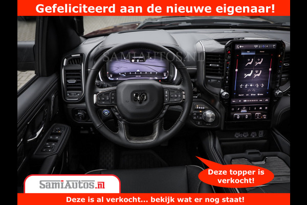 Dodge Ram 1500 Limited Night H.O 540HP 706Nm | Massage + Full Option | De Meest Luxe en Volle Pick-Up in zijn Klasse | Comfortabele Dubbele Cabine met Royale 5 Zitplaatsen | BPM vrij | Nu Leverbaar uit Voorraad | Voorraad Nr 2384 - 5408