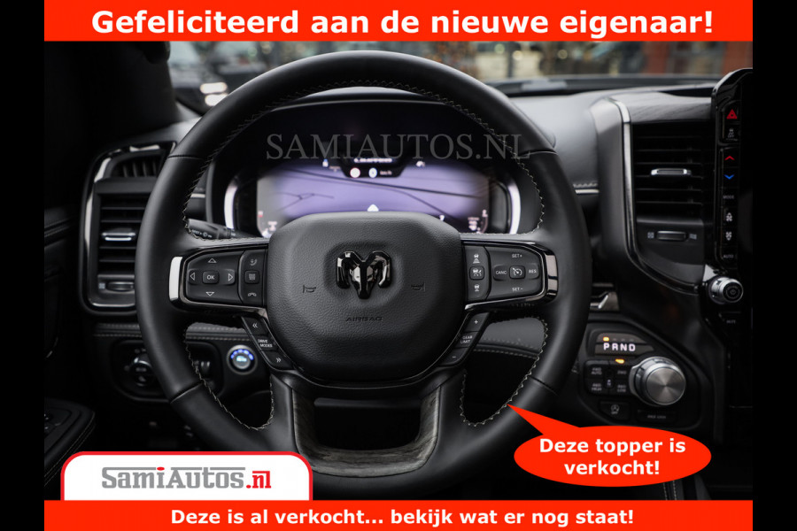 Dodge Ram 1500 Limited Night H.O 540HP 706Nm | Massage + Full Option | De Meest Luxe en Volle Pick-Up in zijn Klasse | Comfortabele Dubbele Cabine met Royale 5 Zitplaatsen | BPM vrij | Nu Leverbaar uit Voorraad | Voorraad Nr 2384 - 5408