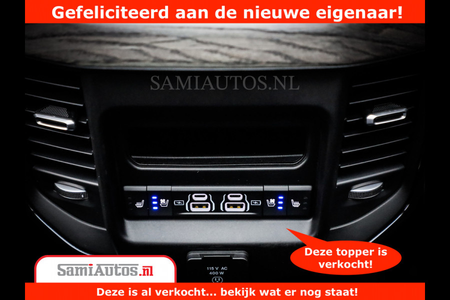 Dodge Ram 1500 Limited Night H.O 540HP 706Nm | Massage + Full Option | De Meest Luxe en Volle Pick-Up in zijn Klasse | Comfortabele Dubbele Cabine met Royale 5 Zitplaatsen | BPM vrij | Nu Leverbaar uit Voorraad | Voorraad Nr 2384 - 5408