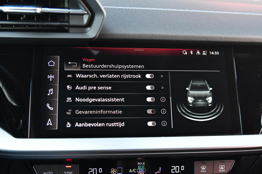 Audi A3 Sportback 40 TFSI e S-Line. Pano, ACC, Leder, Keyless, Matrix, Sfeer, CarPlay!