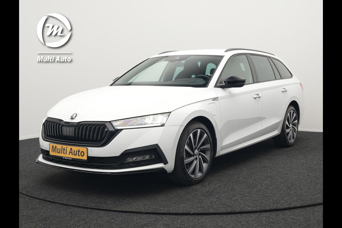 Škoda Octavia Combi 1.4 TSI iV Plug In Hybrid Sportline Business PHEV | Head-Up | Sportstoelen Memory & Verwarmd | Canton Audio | 19"L.M | Virtual | Keyless | Apple Carplay | Parkassist | Sfeerverlichting |