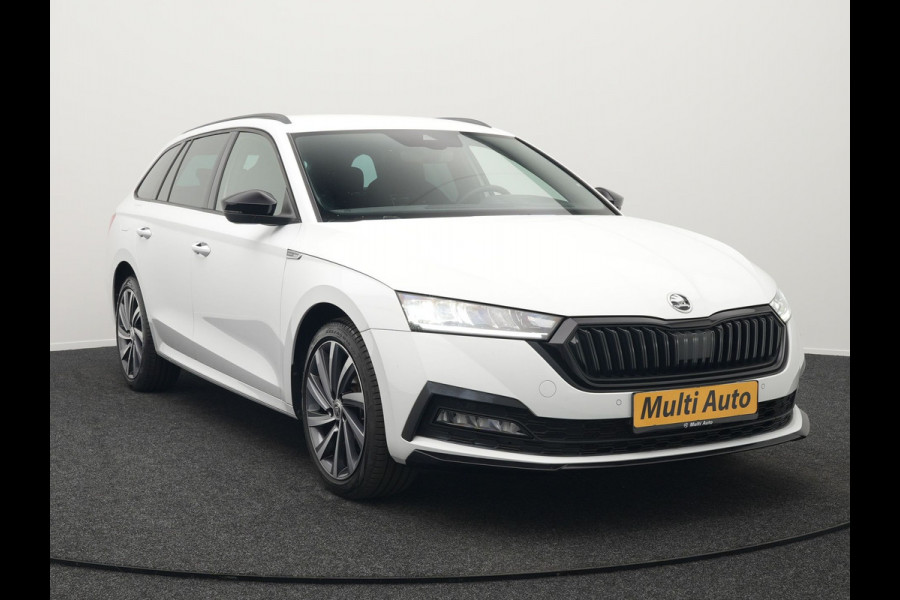 Škoda Octavia Combi 1.4 TSI iV Plug In Hybrid Sportline Business PHEV | Head-Up | Sportstoelen Memory & Verwarmd | Canton Audio | 19"L.M | Virtual | Keyless | Apple Carplay | Parkassist | Sfeerverlichting |