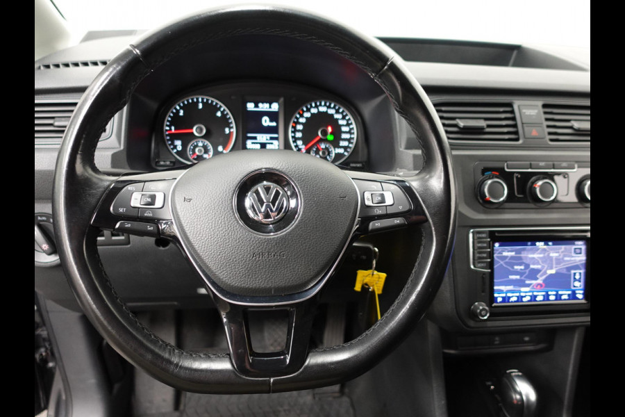 Volkswagen Caddy DSG Automaat L2H1 Maxi Exclusive Edition Xenon Navigatie Trekhaak Parkeersensoren Leder Cruise control Airco euro6