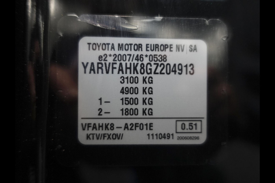 Toyota ProAce 2.0 122pk Automaat L3 Navigator Navi Trekhaak Airco Cruise control Euro6 *
