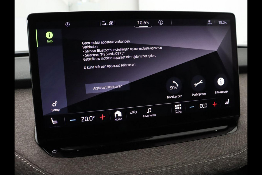 Škoda ENYAQ iV 60 | Stoel & stuurverwarming | Carplay | Keyless | Navigatie | Camera | Cruise control | Full LED | Parkeerhulp | 20'' lichtmetalen velgen