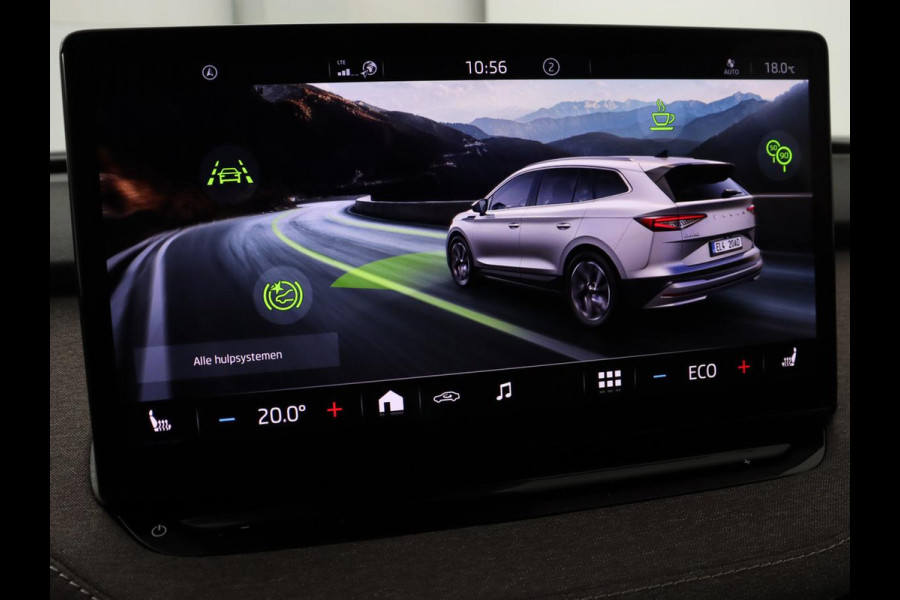 Škoda ENYAQ iV 60 | Stoel & stuurverwarming | Carplay | Keyless | Navigatie | Camera | Cruise control | Full LED | Parkeerhulp | 20'' lichtmetalen velgen