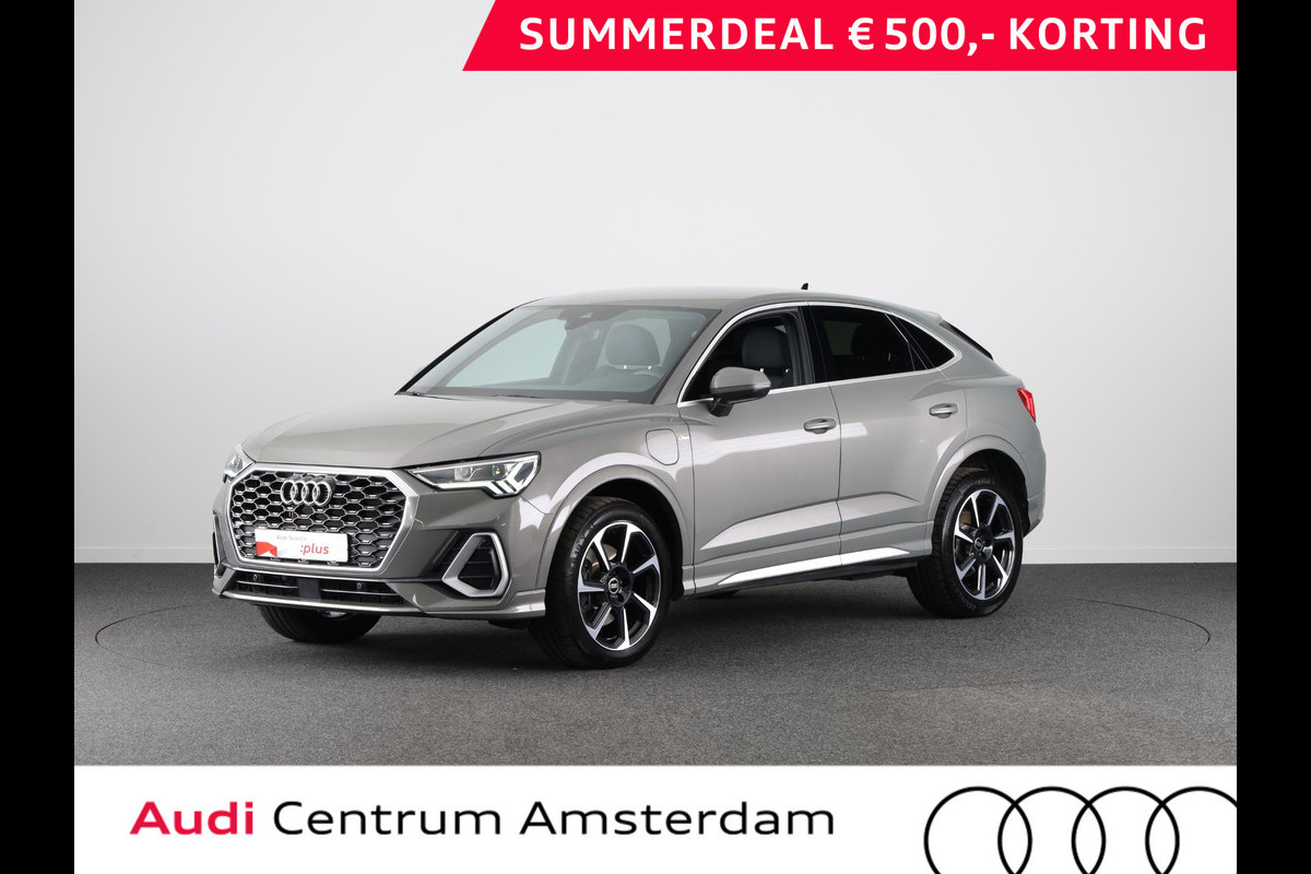 Audi Q3 Sportback 45 TFSI e S Edition 245 pk S-tronic | SoH 97% | Navigatie | Parkeersensoren | Achteruitrijcamera | Adaptieve cruise control | Stoelverwarming | S-Line | Audi Q3 Sportback 45 TFSI e S Edition 245 pk S-tronic | SoH 97% | Navigatie | Parkeersensoren | Achteruitrijcamera | Adaptieve cruise control | Stoelverwarming | S-Line |