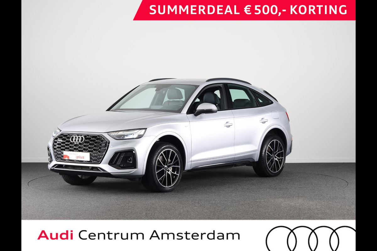 Audi Q5 Sportback 50 TFSI e S edition 299pk | Navigatie | 19 inch Lichtmetalen velgen | stoelverwarming | Matrix led koplampen Audi Q5 Sportback 50 TFSI e S edition 299pk | Navigatie | 19 inch Lichtmetalen velgen | stoelverwarming | Matrix led koplampen