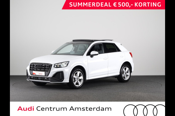 Audi Q2 35 TFSI S Edition 150 pk S-tronic | Private lease vanaf € 673,- pm | Navigatie | Panoramadak | Parkeersensoren achter | Adaptieve cruise control | S-Line |