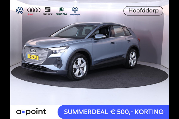 Audi Q4 e-tron 40 Edition 77 kWh 204 pk S-tronic | Navigatie | Elektr. Trekhaak | Parkeersensoren | Achteruitrijcamera | Adaptieve cruise control | Stoelverwarming |
