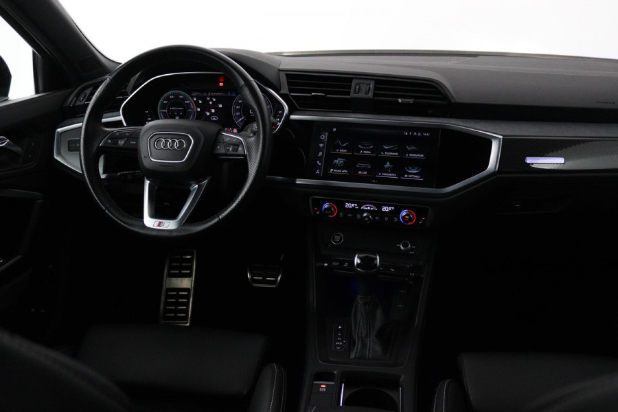 Audi Q3 Sportback 45 TFSI e S Edition (PANORAMADAK, ELEKT. STOELEN, SFEER, CAMEAR, ADAPTIVE CRUISE, MEMORY,DEALER ONDERHOUDEN)