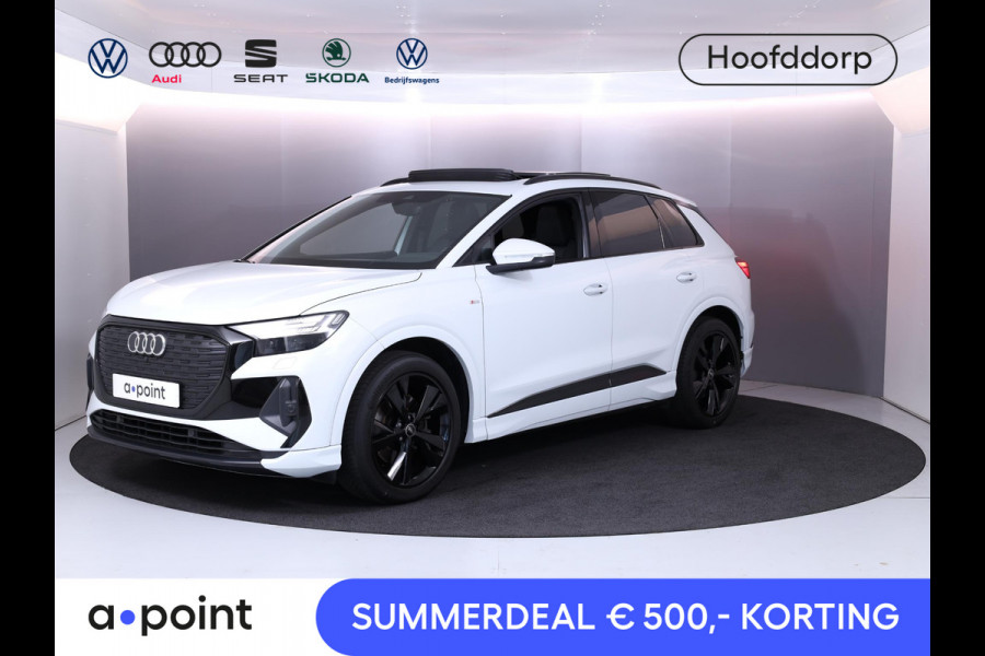 Audi Q4 e-tron 35 Launch edition S Competition 55 kWh 170pk | Panoramadak | Elektrisch verstelbare voorstoelen | Warmtepomp | Navigatie | Matrix LED |20'LM-velgen|