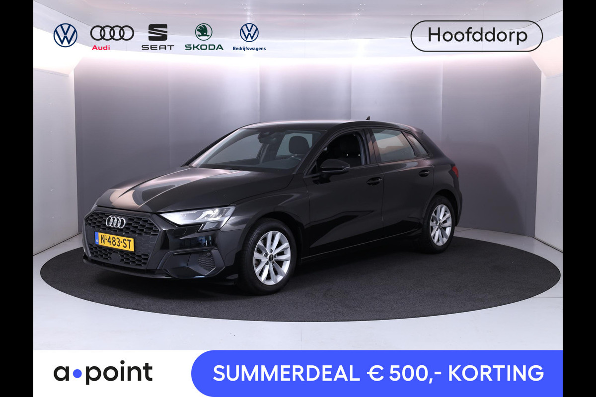 Audi A3 Sportback 30 TFSI Pro Line 110 pk S-tronic | Navigatie via App | Parkeersensoren achter | Cruise control | Apple Carplay/Android Auto | LED koplampen | Audi A3 Sportback 30 TFSI Pro Line 110 pk S-tronic | Navigatie via App | Parkeersensoren achter | Cruise control | Apple Carplay/Android Auto | LED koplampen |