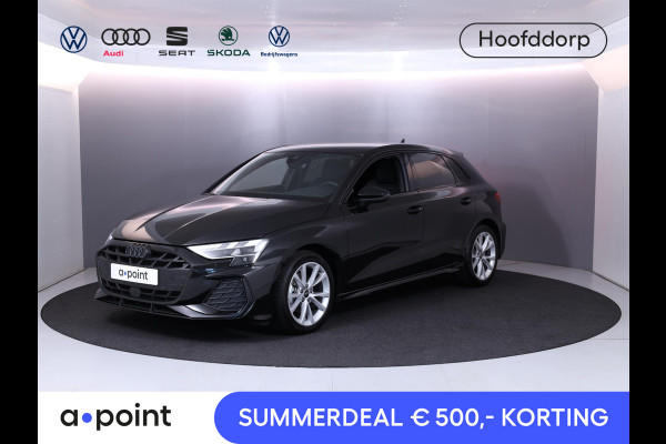 Audi A3 Sportback 30 TFSI S edition 115 PK Automaat | Verlengde garantie |  Navigatie | Park pakket | Zwart optiek | Privacy glas |