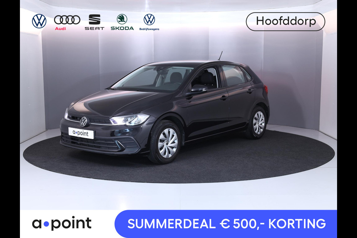 Volkswagen Polo 1.0 TSI Life 95 pk Automaat (DSG) | Digital display|  Dodehoek-spiegel | Parkeersensoren (Park assist) | Adaptieve cruise control | Stoelverwarming | LED koplampen |Navigatie via App