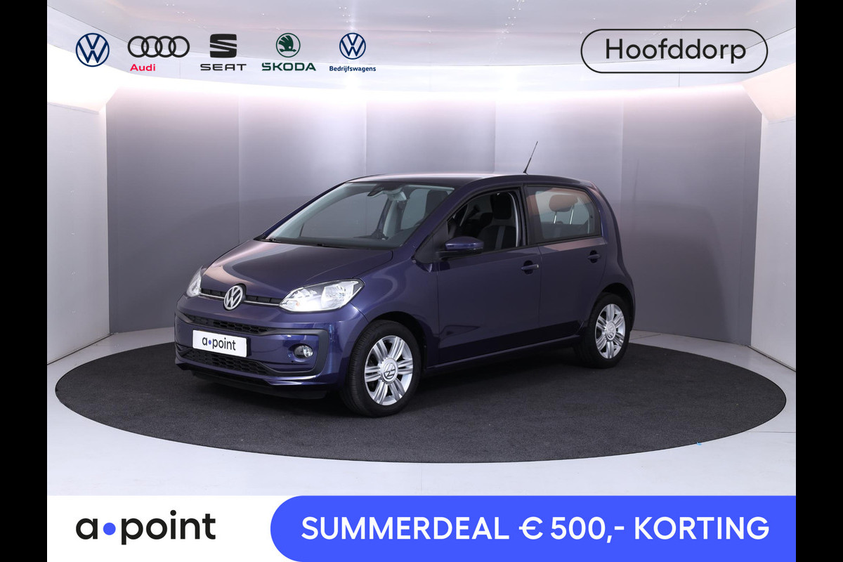 Volkswagen up! 1.0 BMT high up! 75pk 5bak| 15'LM-velgen| airco| cruisecontrol| parksensors achter Volkswagen up! 1.0 BMT high up! 75pk 5bak| 15'LM-velgen| airco| cruisecontrol| parksensors achter