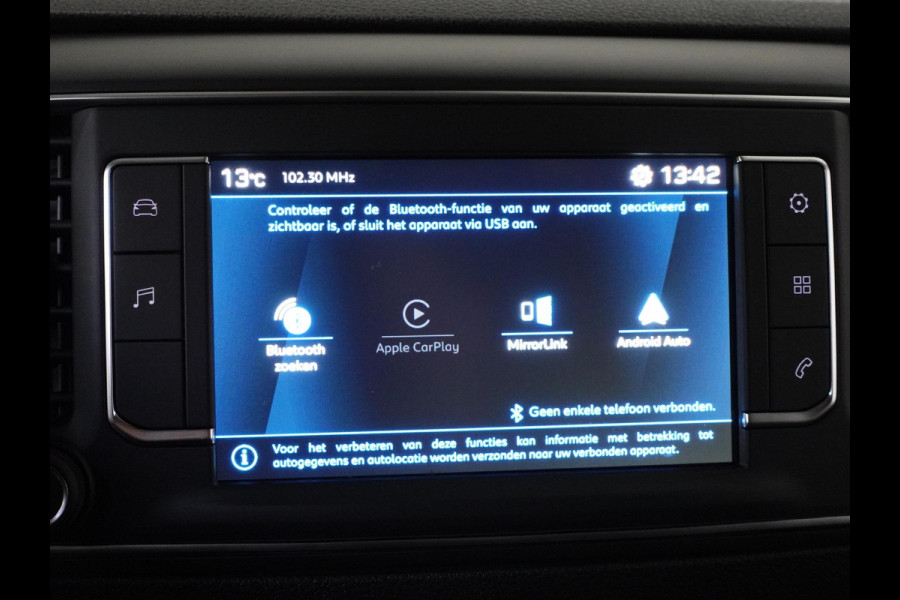 Peugeot Expert 2.0 BlueHDI 180pk Automaat Long L3 Premium 3-zits Cruise Control Airco App-Connect LM Velgen Trekgewicht 2500kg