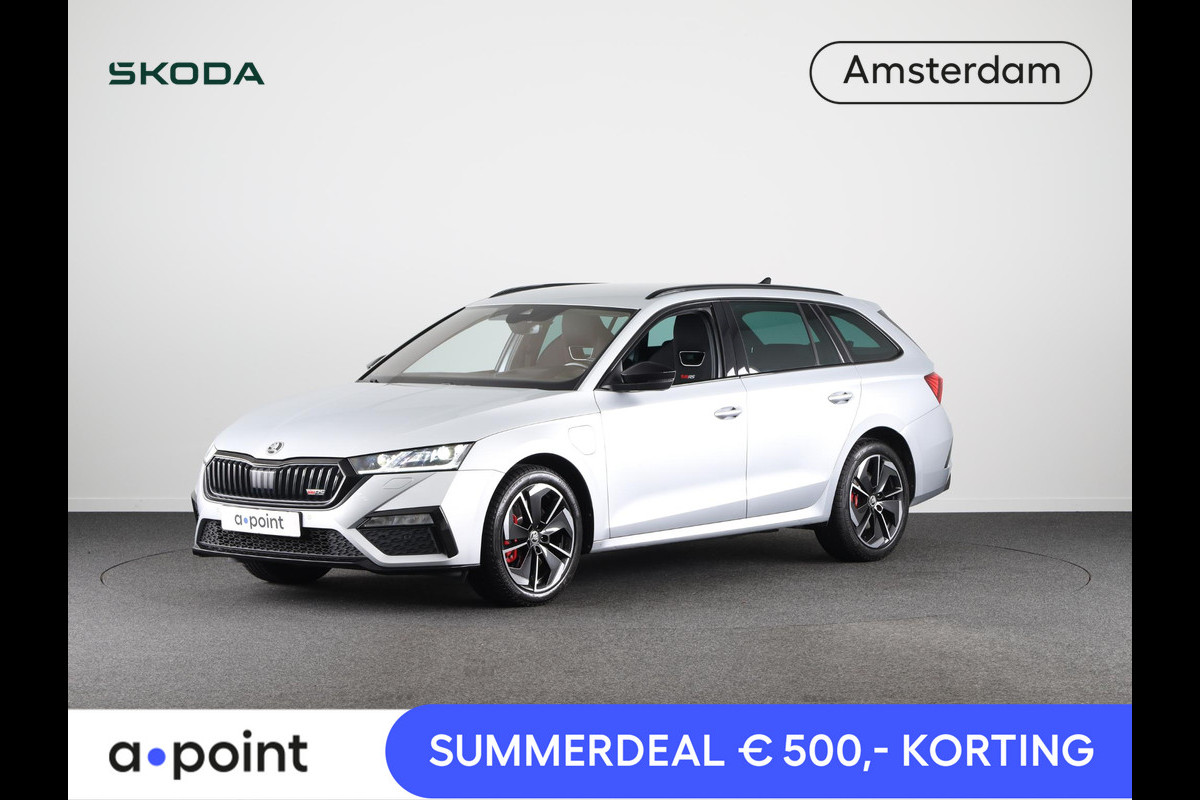 Škoda Octavia Combi 1.4 TSI RS iV PHEV Business 245pk | Head Up display | Verwarmbare voorstoelen | Matrix koplampen | Verwarmbare voorruit Škoda Octavia Combi 1.4 TSI RS iV PHEV Business 245pk | Head Up display | Verwarmbare voorstoelen | Matrix koplampen | Verwarmbare voorruit