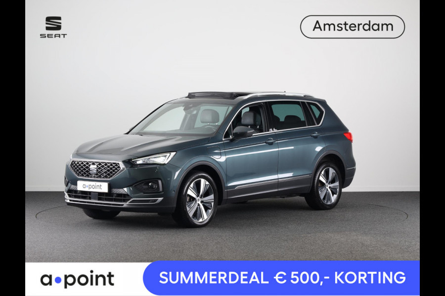 Seat Tarraco 1.4 TSI e-Hybrid PHEV Xcellence 245 pk Automaat (DSG) | Navigatie | Panoramadak | Elektr. trekhaak | Parkeersensoren (Park assist) | Rondomzicht camera | Stoelverwarming v/a | Lederen bekleding |