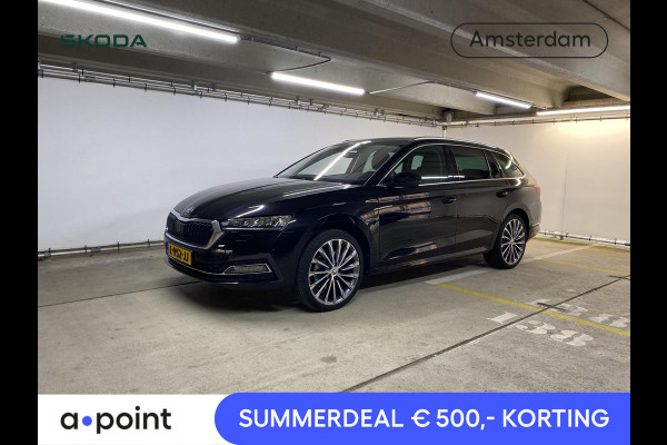 Škoda Octavia Combi 1.4 TSI iV PHEV Business Edition Plus 204 pk Automaat (DSG) | Navigatie | Parkeersensoren | Achteruitrijcamera | Adaptieve cruise control | Stoelverwarming v/a | LED koplampen |