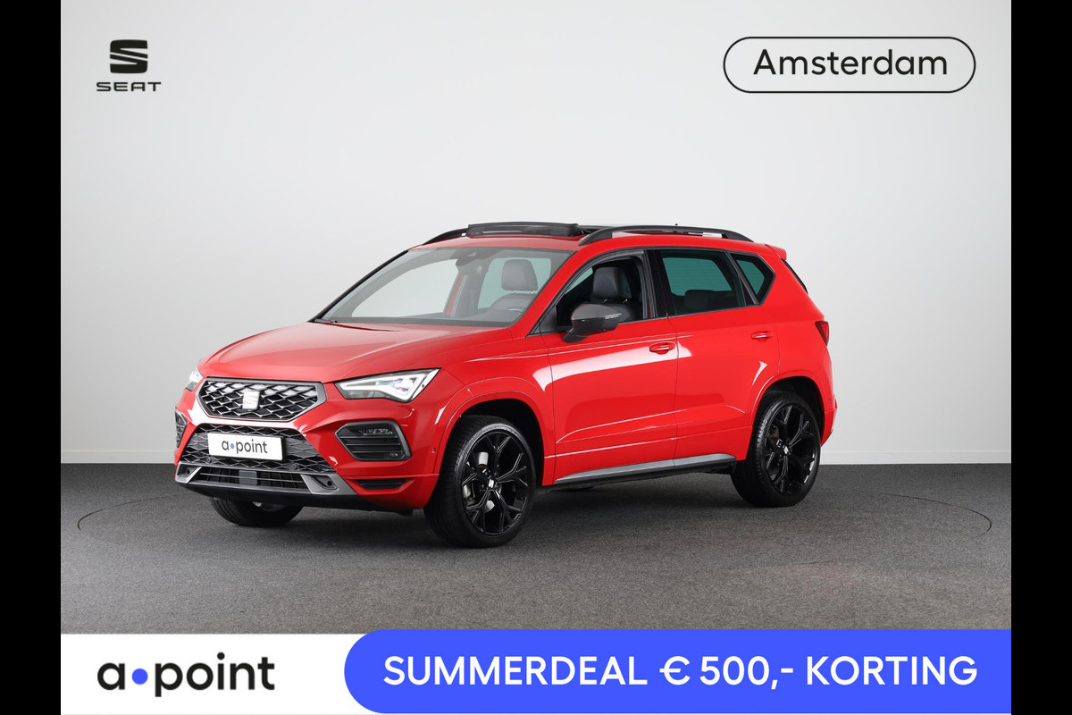 Seat Ateca 1.5 TSI 150 pk FR Business Intense DSG | Panoramadak | 19 inch | Beats Audio | Navigatie | Parkeersensoren incl Park-assist | Stoelverwarming Seat Ateca 1.5 TSI 150 pk FR Business Intense DSG | Panoramadak | 19 inch | Beats Audio | Navigatie | Parkeersensoren incl Park-assist | Stoelverwarming