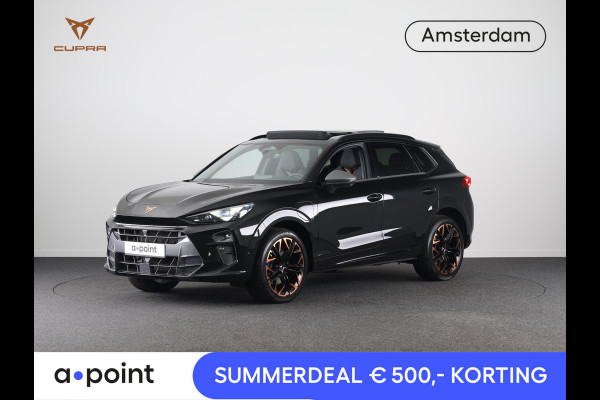 CUPRA Terramar 1.5 TSI e-Hybrid VZ Performance 272 pk Automaat (DSG) | Navigatie | Panoramadak | Parkeersensoren (Park assist) | Rondomzicht camera | Matrix LED koplampen | Lederen bekleding | Elektr. voorstoelen met geheugen |