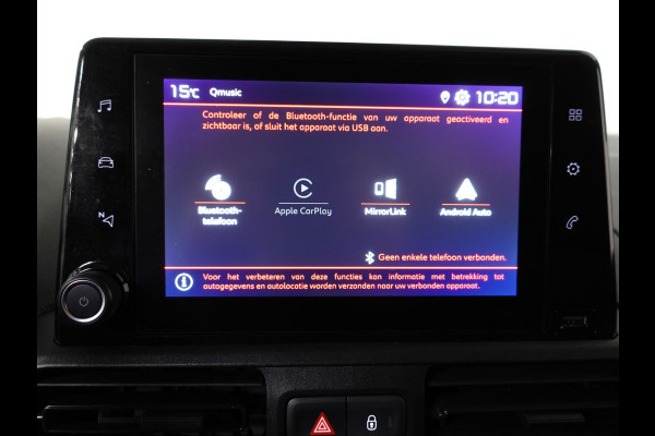 Citroën Berlingo 130PK Automaat L2 Navigatie Apple carplay/ Android Auto Cruise control Trekhaak parkeersensoren 3-Zits Euro6