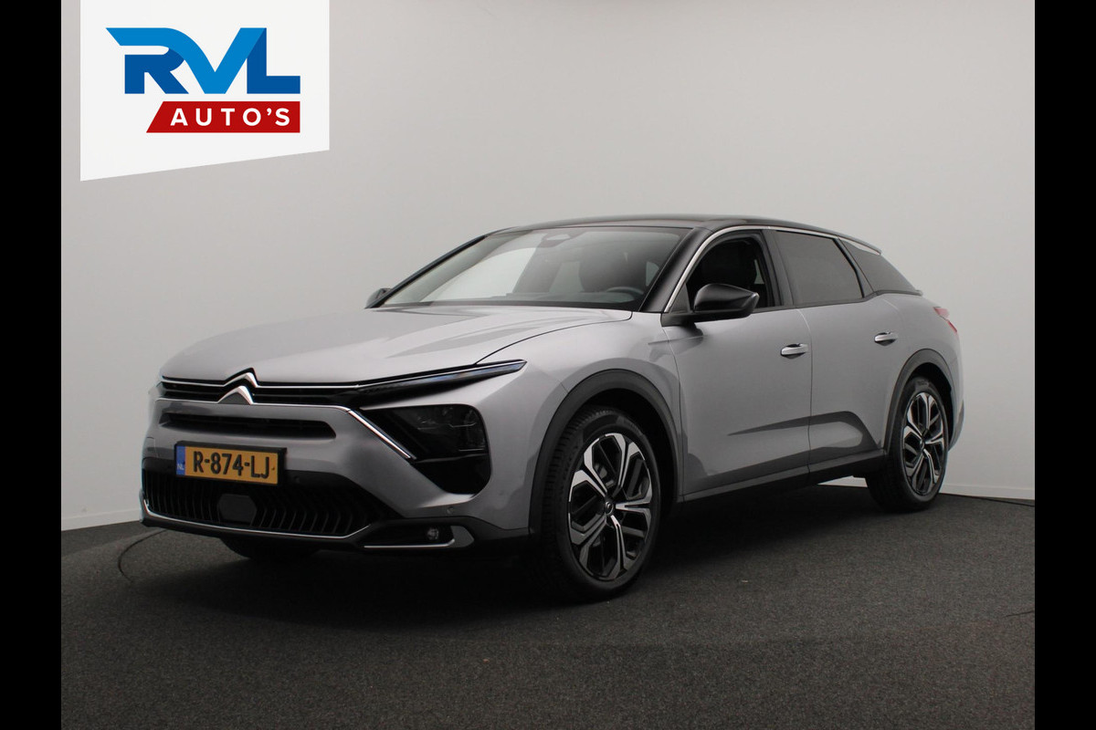 Citroën C5 X 1.2 PureTech Business Plus Automaat * Origineel Nederlands * Trekhaak Carplay Leder Adaptive-cruise Head-up Camera Citroën C5 X 1.2 PureTech Business Plus Automaat * Origineel Nederlands * Trekhaak Carplay Leder Adaptive-cruise Head-up Camera