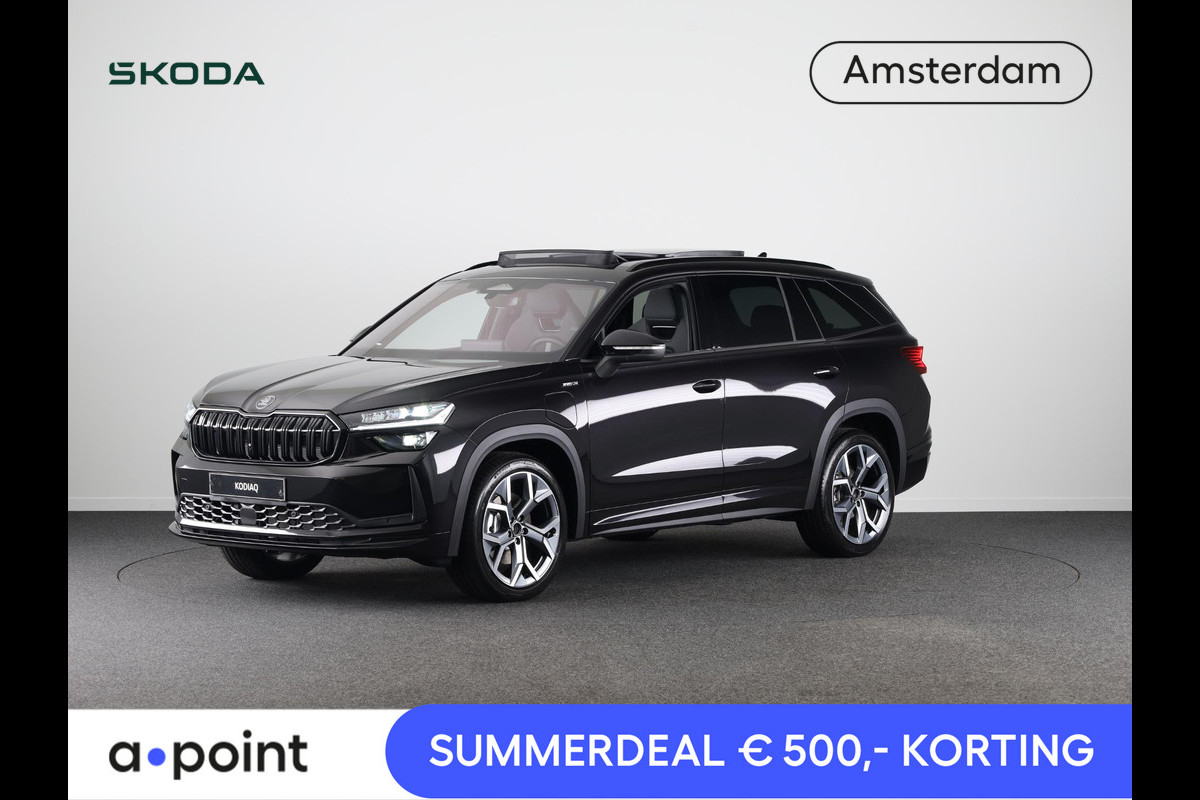 Škoda Kodiaq Sportline Business 1.5 TSI PHEV 204pk | Panoramadak | Trekhaak | 20 inch | Canton Sound System | Comfort pakket Škoda Kodiaq Sportline Business 1.5 TSI PHEV 204pk | Panoramadak | Trekhaak | 20 inch | Canton Sound System | Comfort pakket