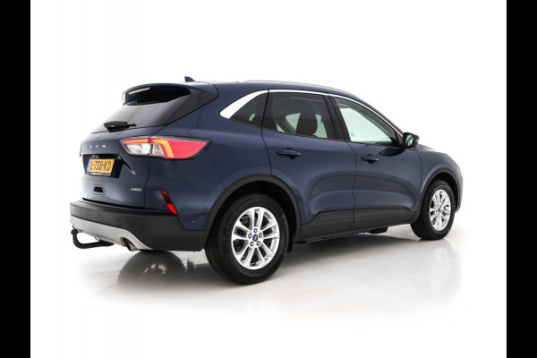 Ford Kuga 2.5 PHEV Titanium X (INCL-BTW) *LEATHER-MICROFIBRE | FULL-LED | DIGI-COCKPIT | ADAPTIVE-CRUISE | BLINDSPOT | PARK-PILOT | CAMERA | NAVI-FULLMAP | HEATED-COMFORT-SEATS | CARPLAY | DAB | LANE-ASSIST | 17"ALU*