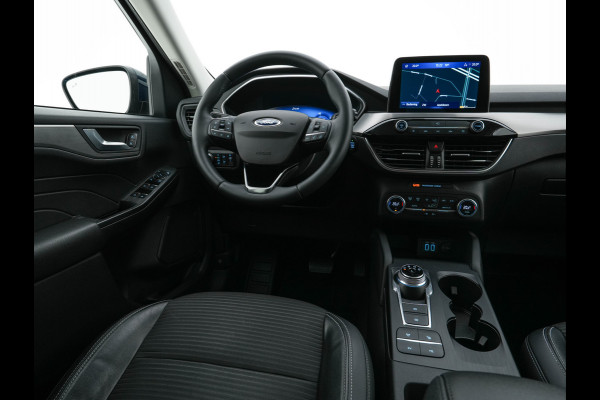 Ford Kuga 2.5 PHEV Titanium X (INCL-BTW) *LEATHER-MICROFIBRE | FULL-LED | DIGI-COCKPIT | ADAPTIVE-CRUISE | BLINDSPOT | PARK-PILOT | CAMERA | NAVI-FULLMAP | HEATED-COMFORT-SEATS | CARPLAY | DAB | LANE-ASSIST | 17"ALU*