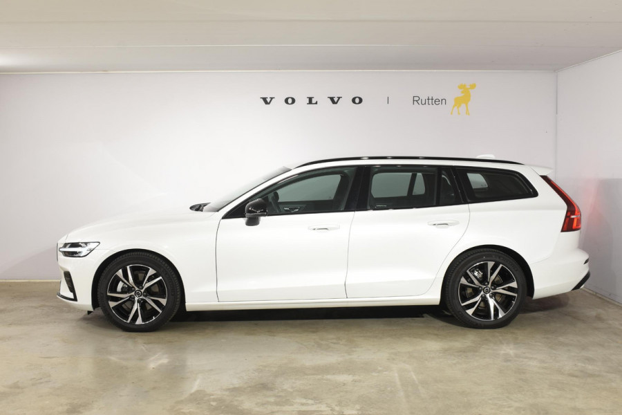Volvo V60 B4 211PK Automaat Plus Dark / Driver assist / Moritz lederen bekleding / Elektrische stoelen / DAB+ / Google Navigatie