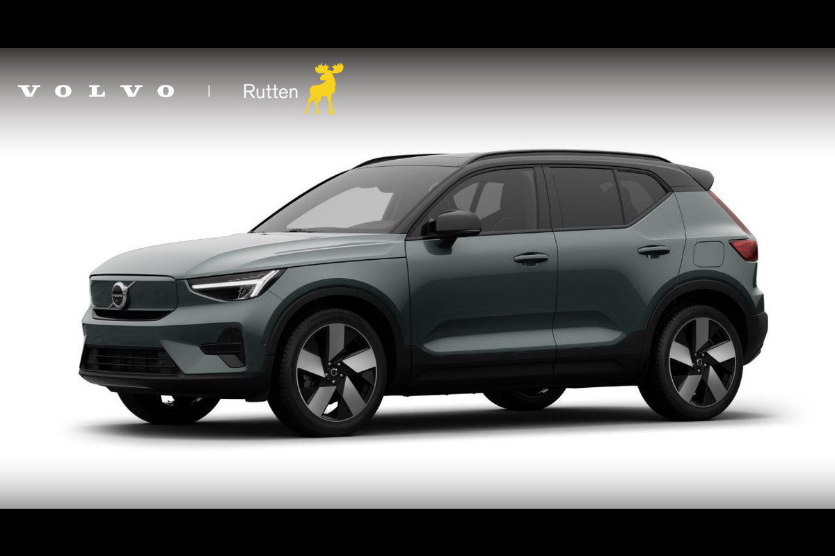 Volvo EX40 Single Motor Extended Range Plus 82 kWh / Lounge pakket / Extra getint glas / Panoramadak / 360 Camera / 20''velgen / zwart dak