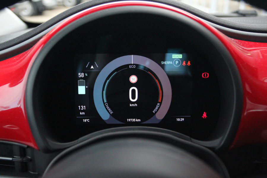 Fiat 500E RED 42 kWh Cabrio | Apple Carplay | Camera | Rijstrooksensor | Stoelverwarming voor