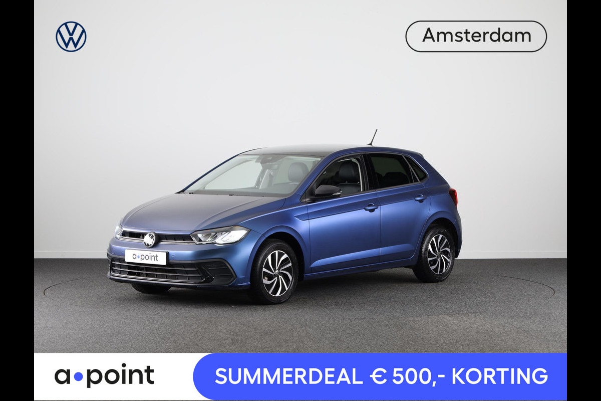 Volkswagen Polo 1.0 TSI Life 95 pk | Verlengde garantie | Navigatie via App | Parkeersensoren | Adaptieve cruise control | LED koplampen | Leer interieur Volkswagen Polo 1.0 TSI Life 95 pk | Verlengde garantie | Navigatie via App | Parkeersensoren | Adaptieve cruise control | LED koplampen | Leer interieur