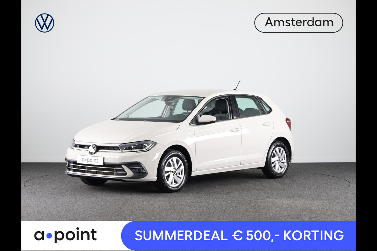 Volkswagen Polo 1.0 TSI Style 110 pk Automaat (DSG) | Navigatie via App | Trekhaak | Parkeersensoren (Park assist) | Adaptieve cruise control | Stoelverwarming | Matrix LED koplampen |