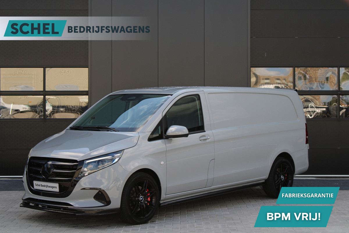 Mercedes-Benz Vito 116 CDI L3 Pro XL 164pk - Multi Beam LED - Leder - Dodehoek - Side Bars - Night Pack - Carplay - Rijklaar Mercedes-Benz Vito 116 CDI L3 Pro XL 164pk - Multi Beam LED - Leder - Dodehoek - Side Bars - Night Pack - Carplay - Rijklaar