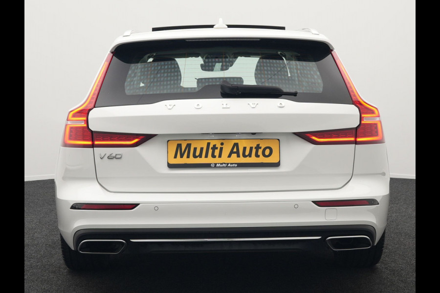 Volvo V60 T6 Recharge AWD Inscription Plug In Hybrid 340pk Dealer O.H. PHEV | Panodak | Lederen Sportstoelen Memory | Trekhaak af Fabriek | Harman Kardon | Navigatie | Apple Carplay | Acam | L.M. 19" | Stoel & Stuurverwarming | DAB | Virtual |