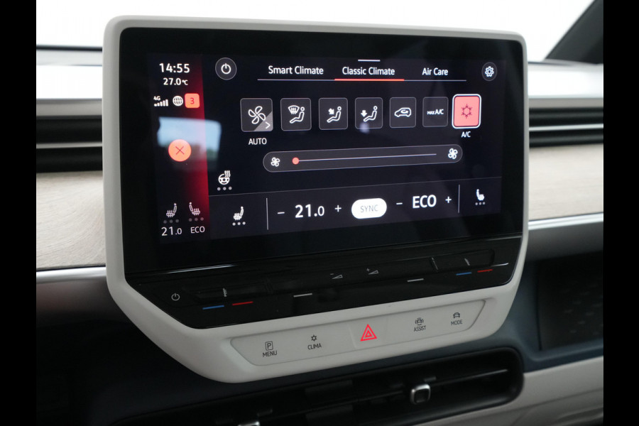 Volkswagen ID. Buzz (1) (geel) Pro Advantage Elektromotor 150 kW (204 pk) 2988 mm Elektrische aandrijving RWD Navigatie Adaptive cruise control Matrix LED koplampen