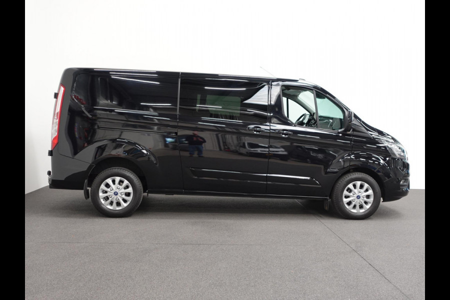 Ford Transit Custom 130pk Automaat L2H1 Limited Dubbele Cabine 2x Schuifdeur Raptor Edition Navigatie Airco Cruise control Trekhaak parkeersensoren