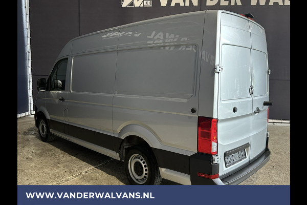 Volkswagen Crafter 2.0 TDI 141pk L3H3 L2H2 Euro6 Airco | Camera | Navigatie | Android Auto | Stoelverwarming Parkeersensoren, Bijrijdersbank, 3000kg trekvermogen, zilver