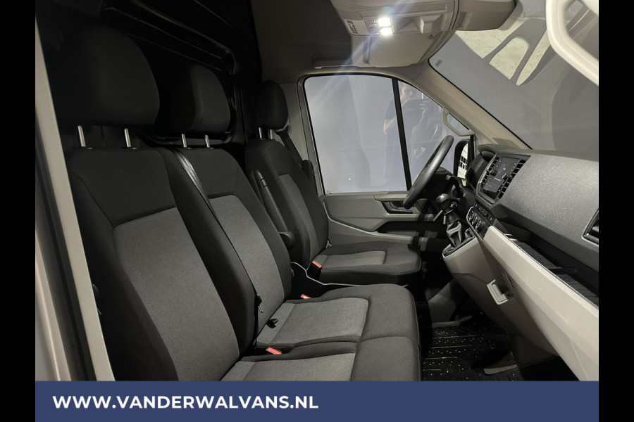 Volkswagen Crafter 2.0 TDI 141pk L3H3 L2H2 Euro6 Airco | Camera | Navigatie | Android Auto | Stoelverwarming Parkeersensoren, Bijrijdersbank, 3000kg trekvermogen, zilver