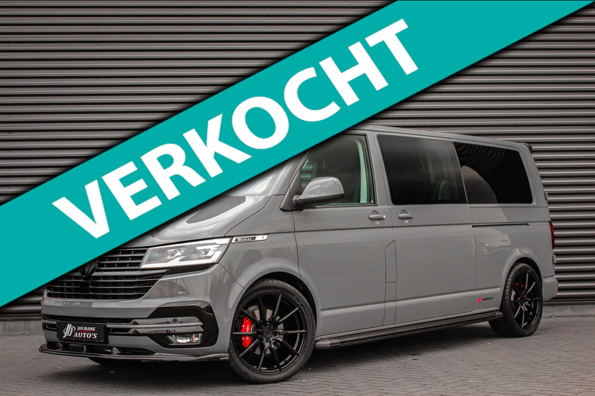 Volkswagen Transporter 2.0 TDI L2H1 150PK BULLI PURE GREY / JB- EDITION / 2X SCHUIFDEUR / VERLAGINGSVEREN / DUBBEL CABINE / FULL