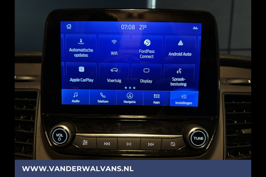 Ford Transit Custom 2.0 TDCI 130pk L2H1 Euro6 Airco | Camera | Navigatie | LED | Apple Carplay | Android Auto Cruisecontrol, Stoelverwarming, Verwarmde voorruit, Parkeersensoren, Bijrijdersbank, 2800kg trekvermogen